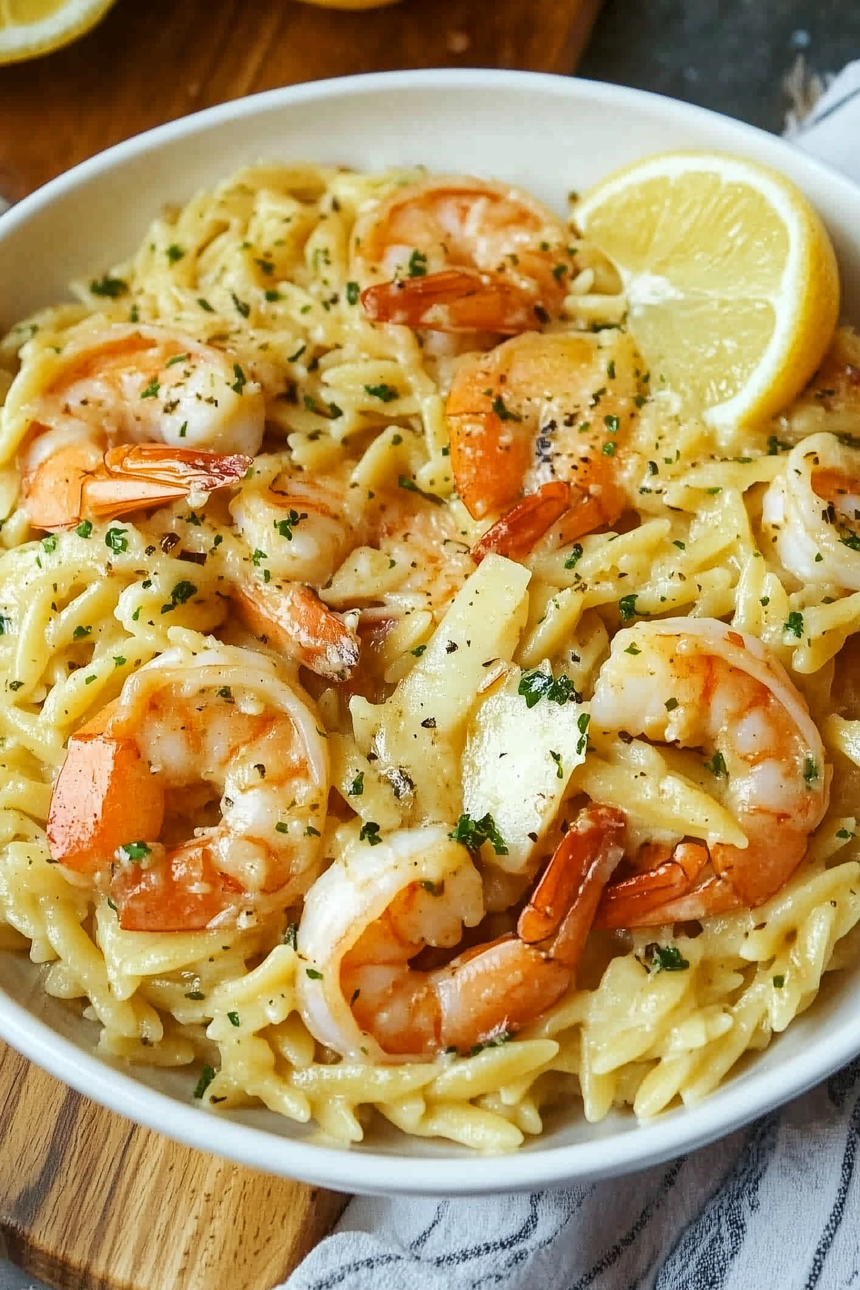 Garlic Butter Prawn Orzo 2 scaled Garlic Butter Prawn Orzo 2 scaled