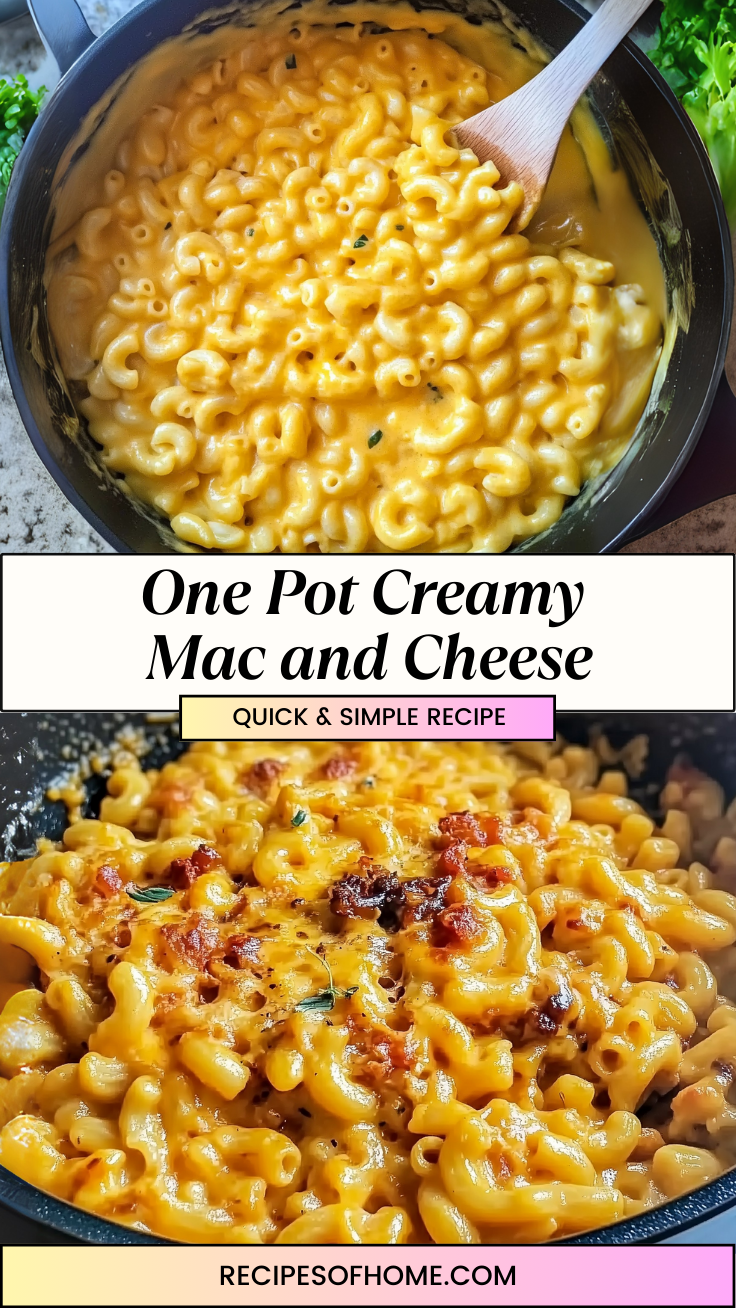 One Pot Creamy Mac and Cheese 3 One Pot Creamy Mac and Cheese 3