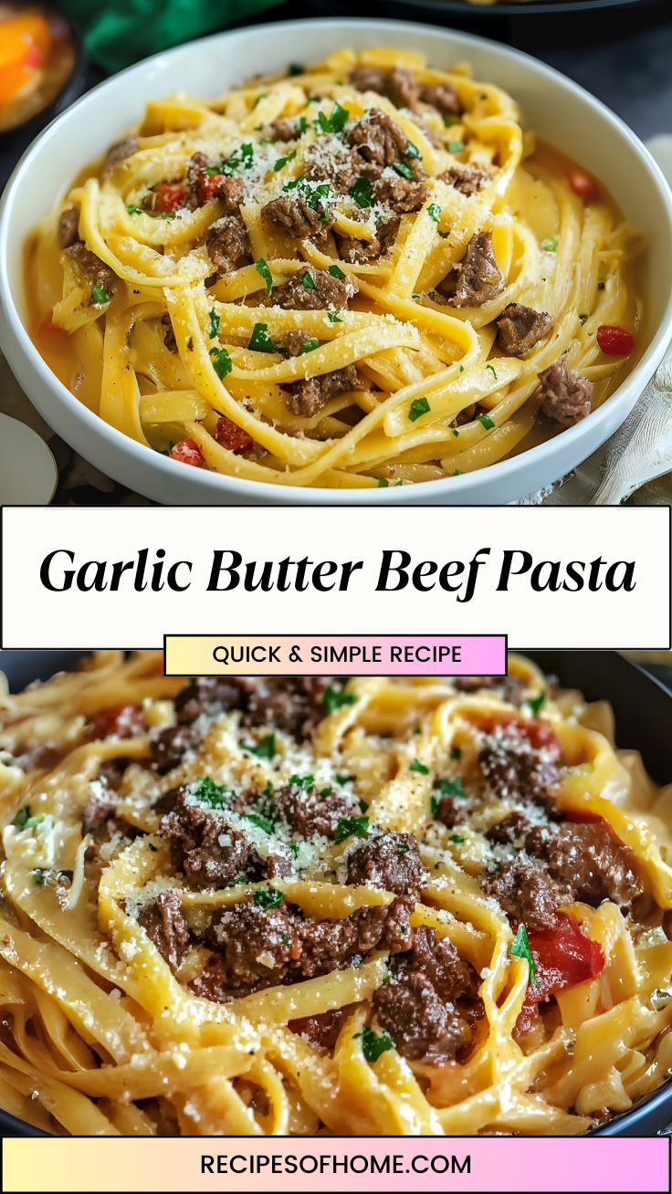 Garlic Butter Beef Pasta 3