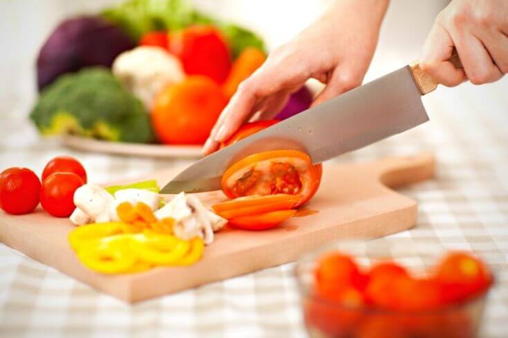 How to cut vegetables and cut fruits easily