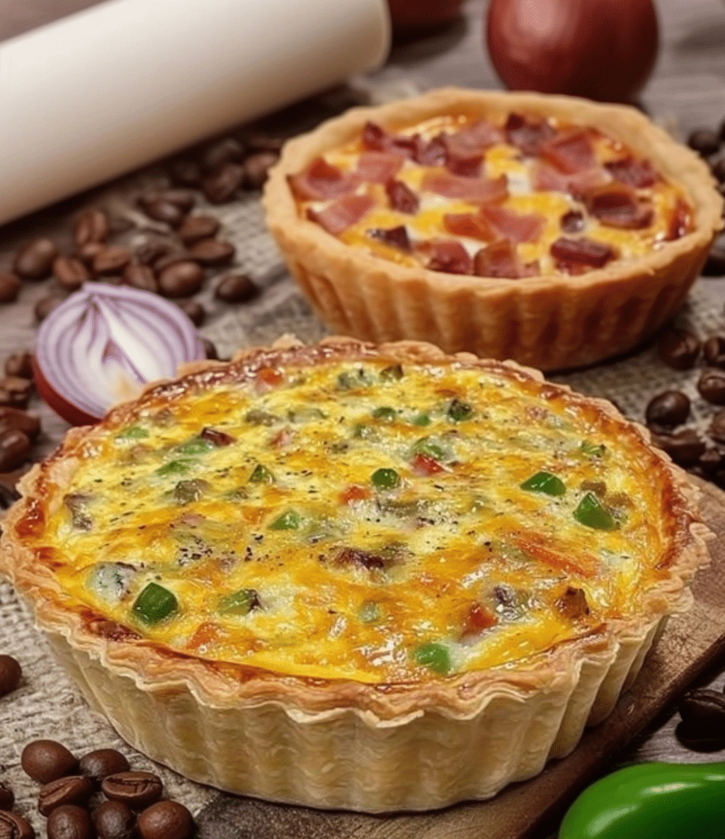 Green Chile and Cheese Quiche 2