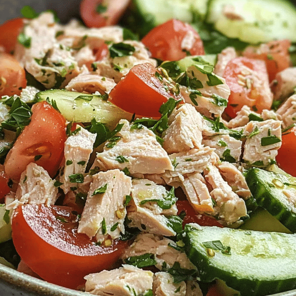 Quick Mediterranean Tuna Salad with No Mayo 1 1