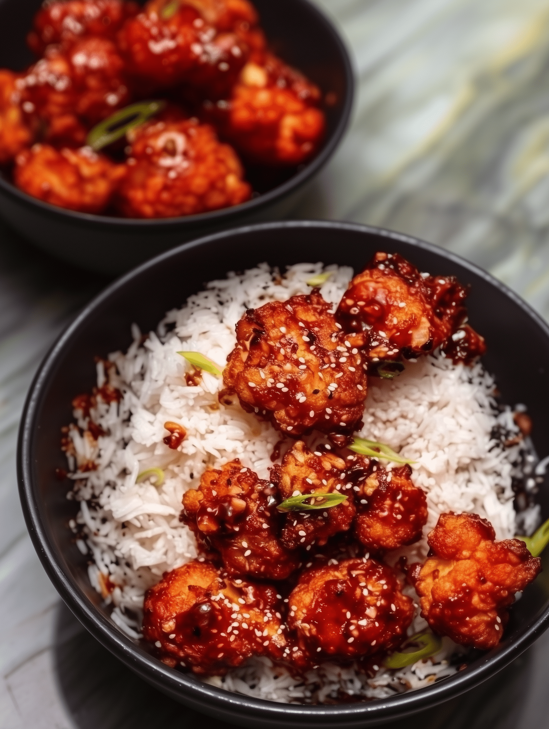 Air Fried Korean Chili Cauliflower Vegan 2