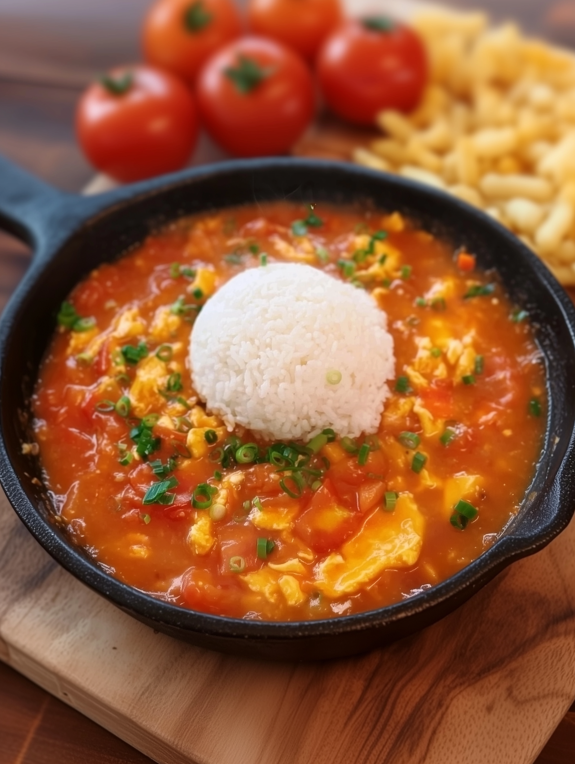 Easy Tomato and Egg Rice 1 Easy Tomato and Egg Rice