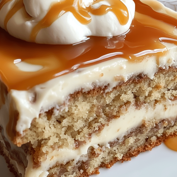 Salted Caramel Banana Cake Gluten Free 1
