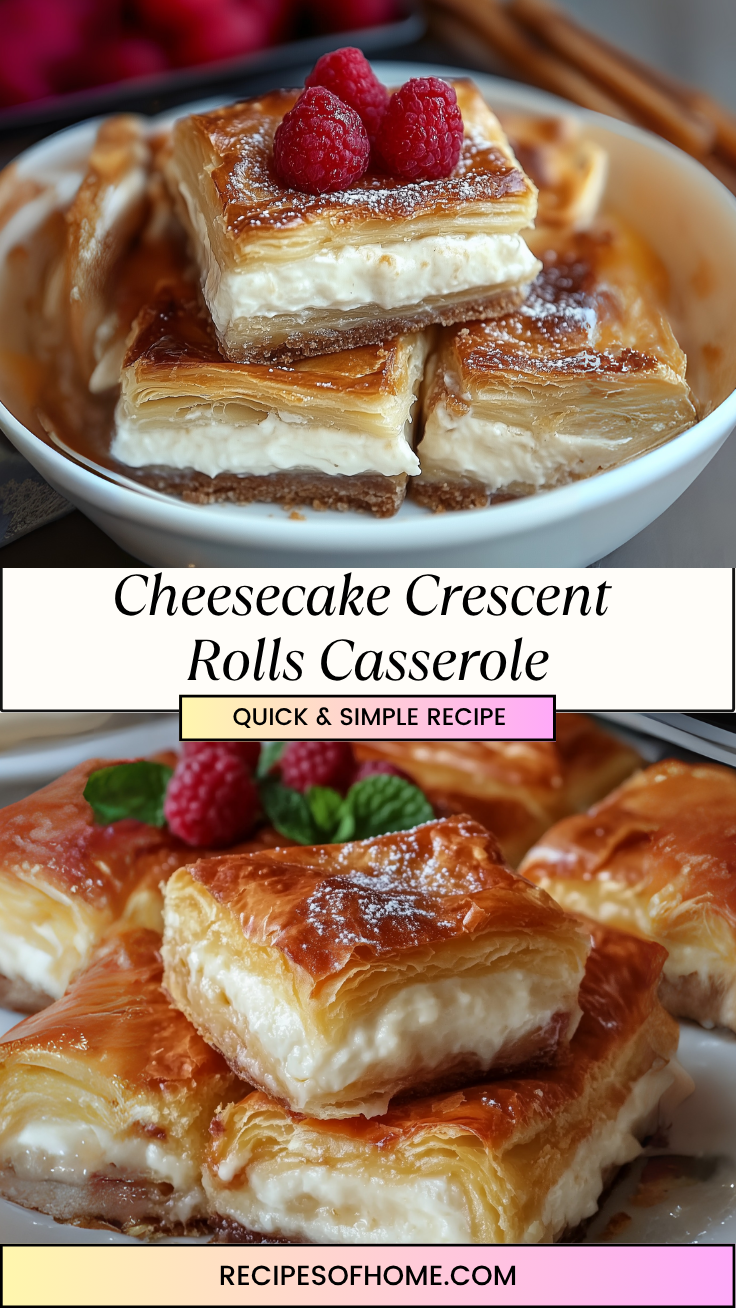 Cheesecake Crescent Rolls Casserole 3 Cheesecake Crescent Rolls Casserole 3