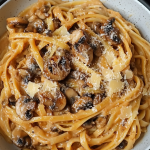 Caramelized Leek and Mushroom Gruyere Pasta 1