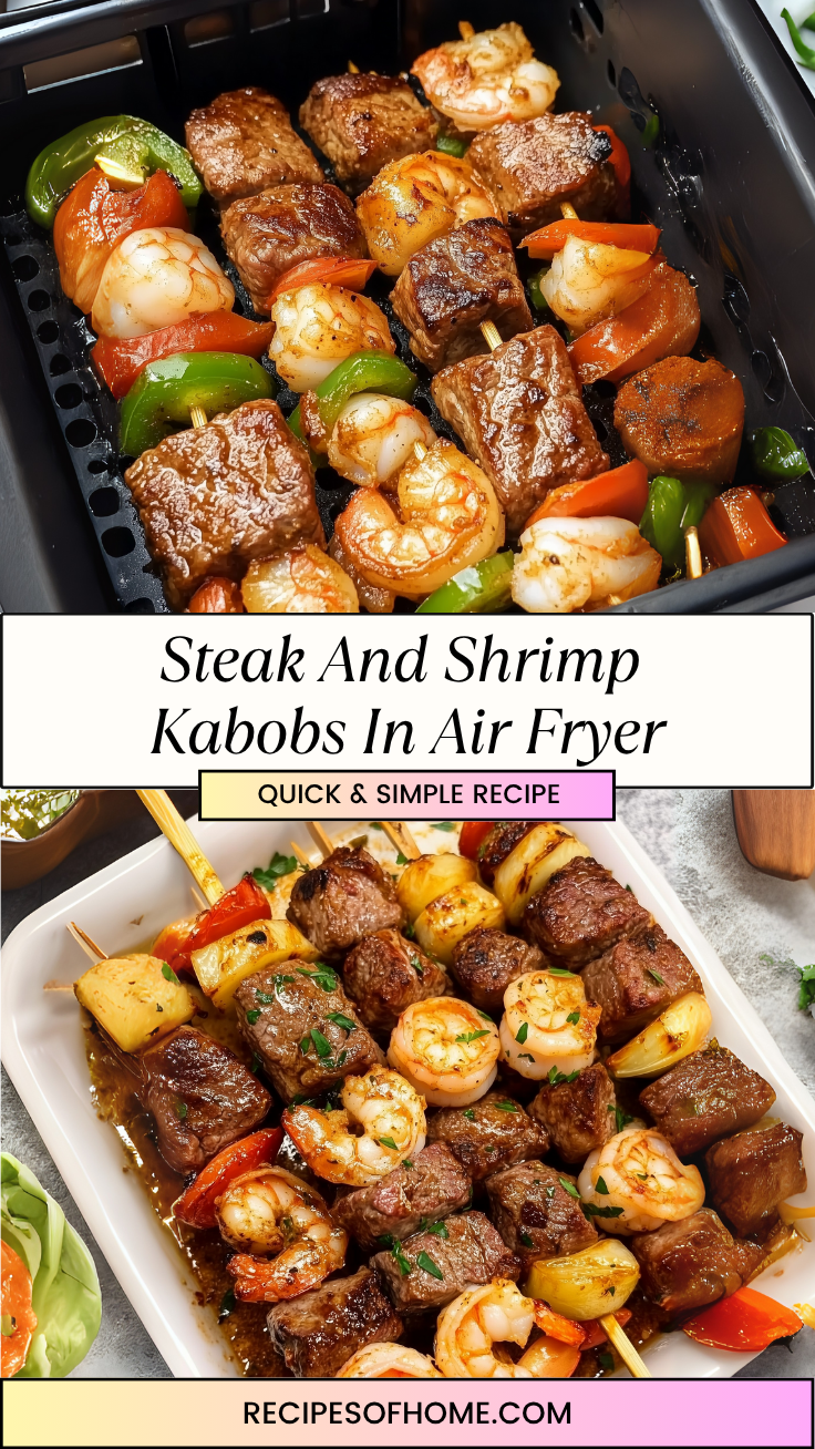 Steak And Shrimp Kabobs In Air Fryer 3 Steak And Shrimp Kabobs In Air Fryer 3