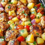 Hawaiian Chicken Sheet Pan 2