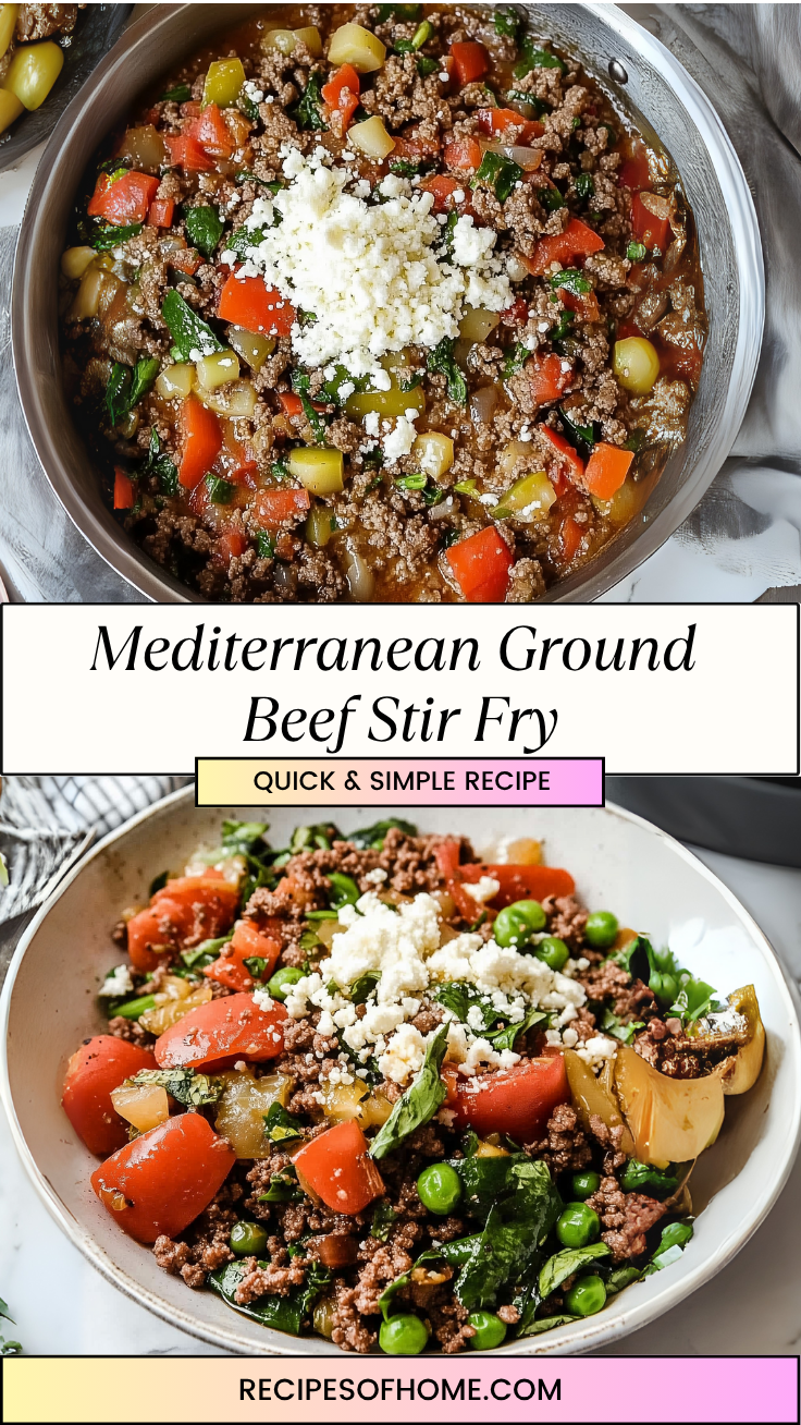 Mediterranean Ground Beef Stir Fry 3 Mediterranean Ground Beef Stir Fry 3