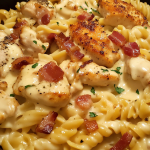 Chicken Bacon Ranch Pasta 1