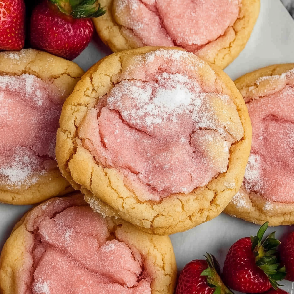 Strawberry Sugar Cookies 1