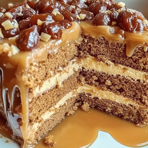 Gooey Coffee Caramel Cake 1