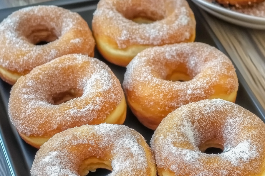 Air Fryer Cinnamon Sugar Donuts 1