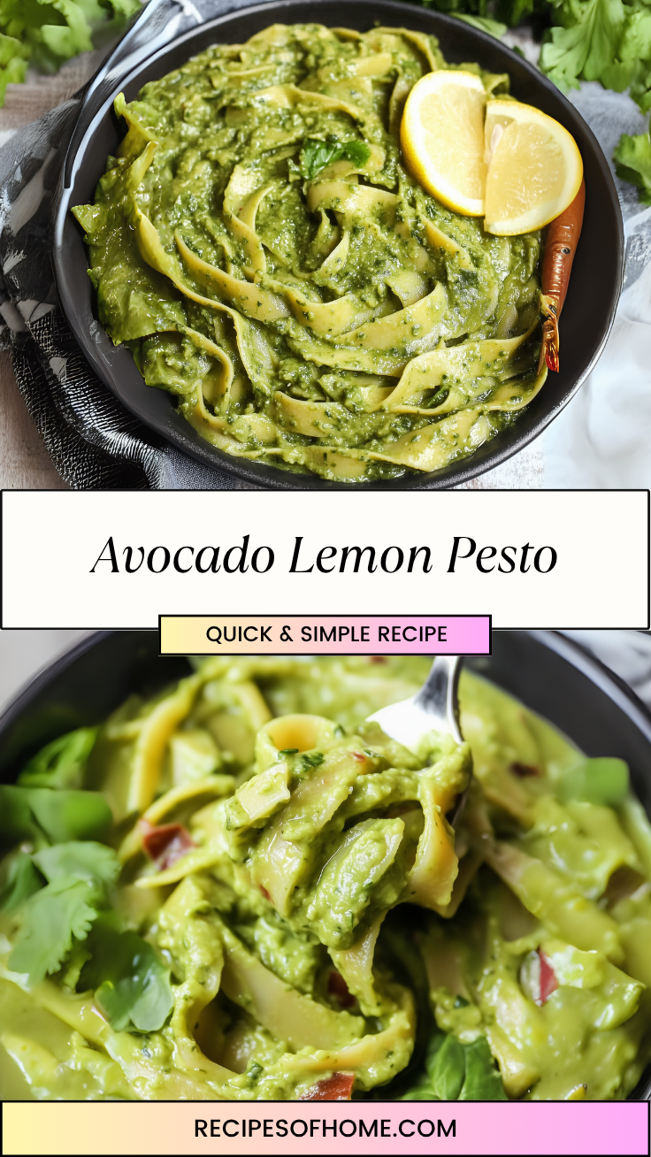 Avocado Lemon Pesto 3 Avocado Lemon Pesto 3