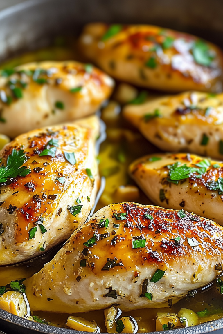 Garlic Butter Baked Chicken Breast 1