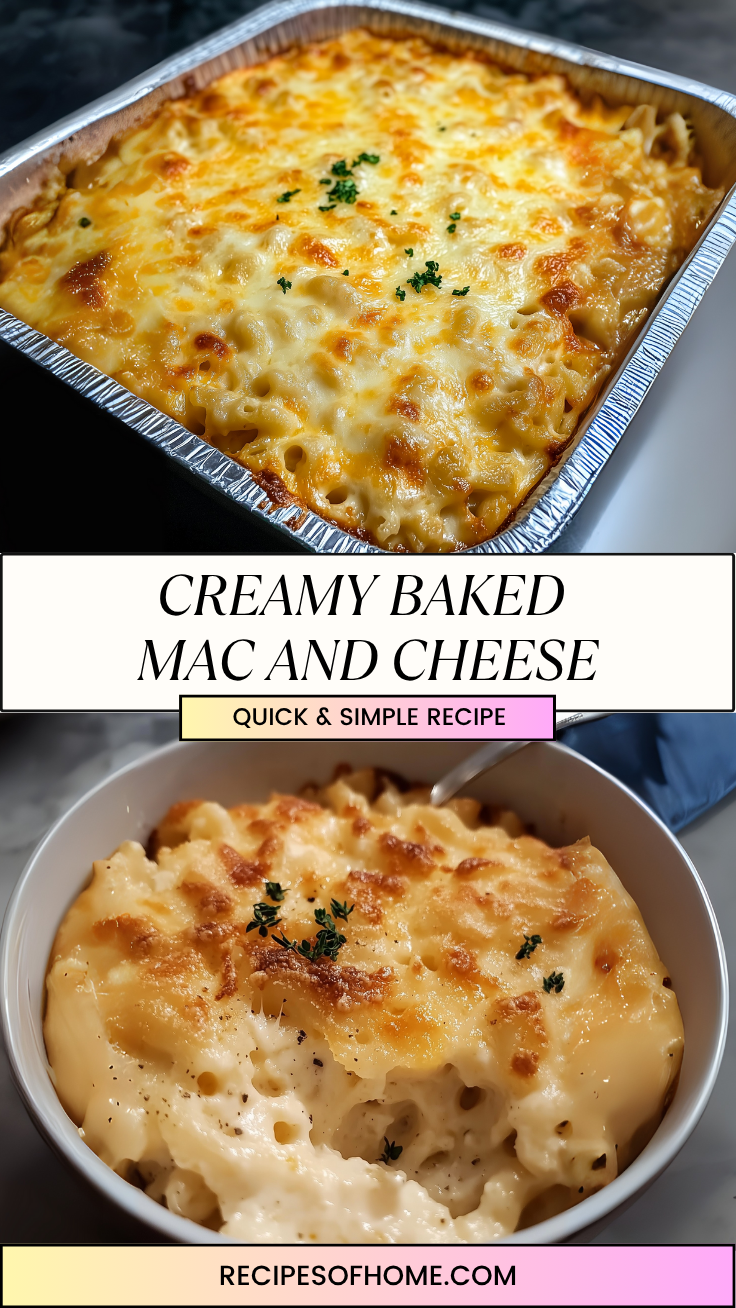 CREAMY BAKED MAC AND CHEESE 3