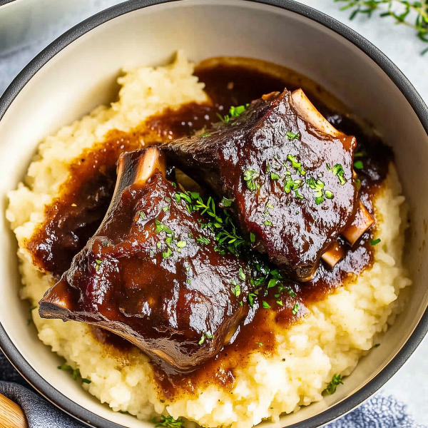 Red Wine Braised Short Ribs in Dutch Oven 1