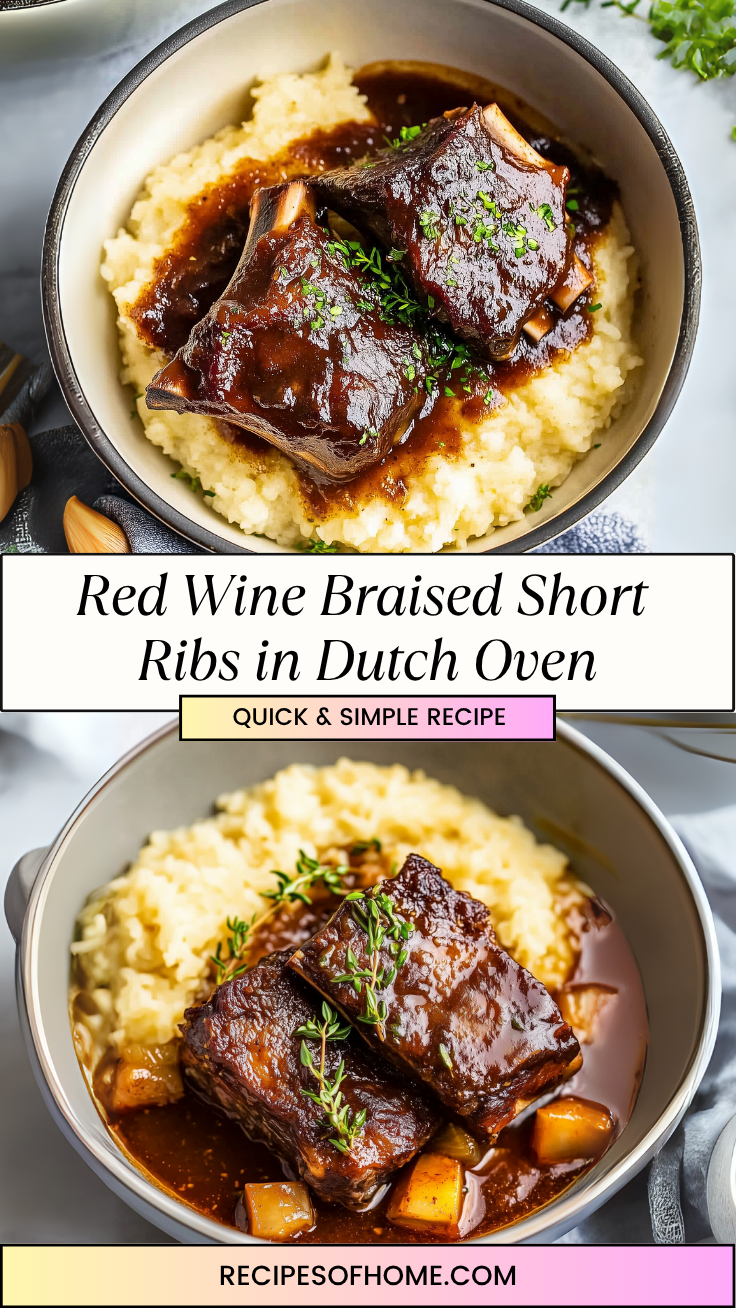 Red Wine Braised Short Ribs in Dutch Oven 3 Red Wine Braised Short Ribs in Dutch Oven 3