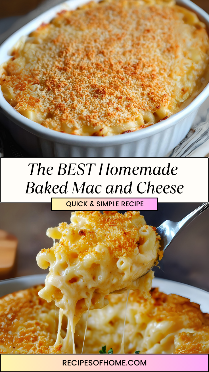 The BEST Homemade Baked Mac and Cheese 3 The BEST Homemade Baked Mac and Cheese 3