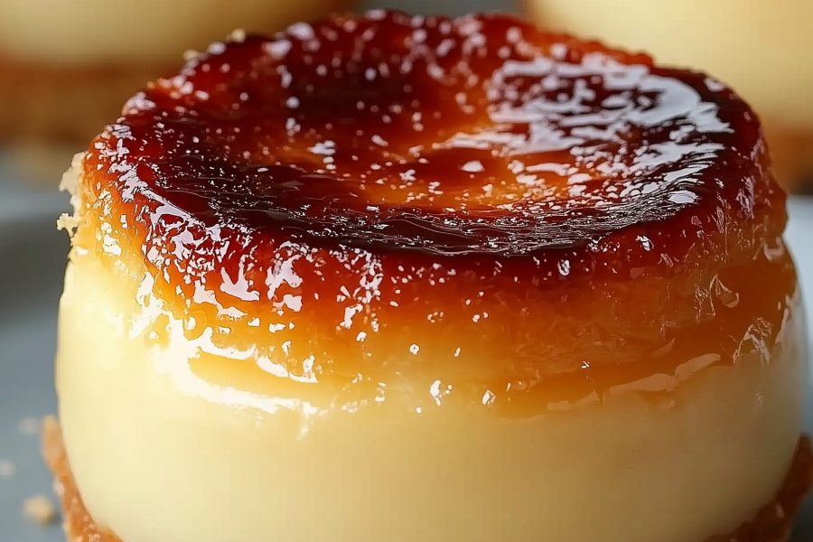 Mini Creme Brulee Cheesecakes 1