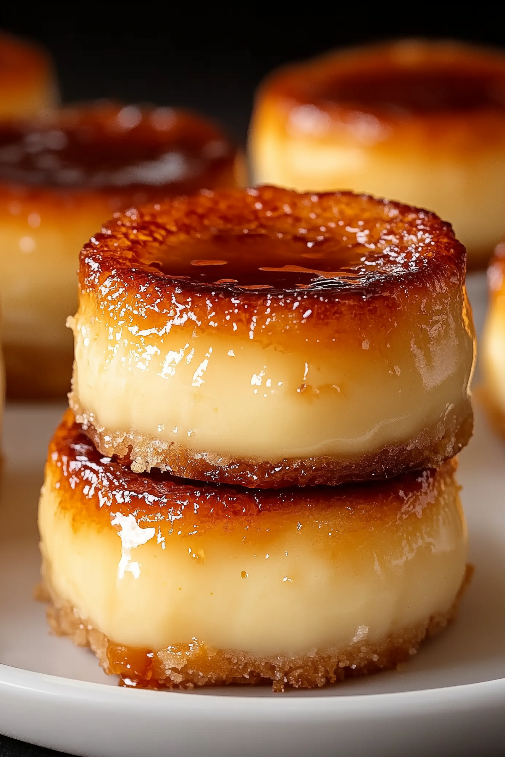 Mini Creme Brulee Cheesecakes 2 scaled