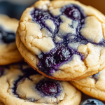 Easy Blueberry Cheesecake Swirl Cookie 1