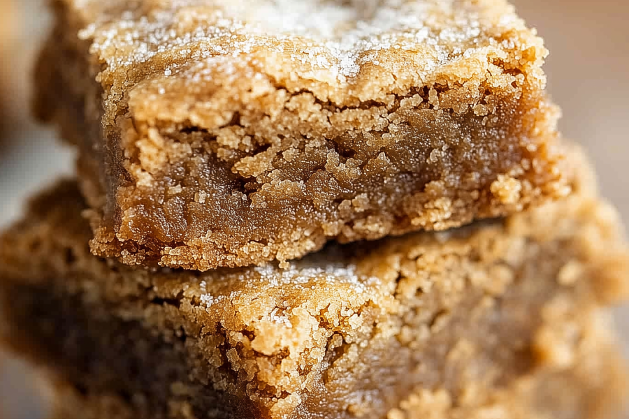 Cinnamon Sugar Blondies 1