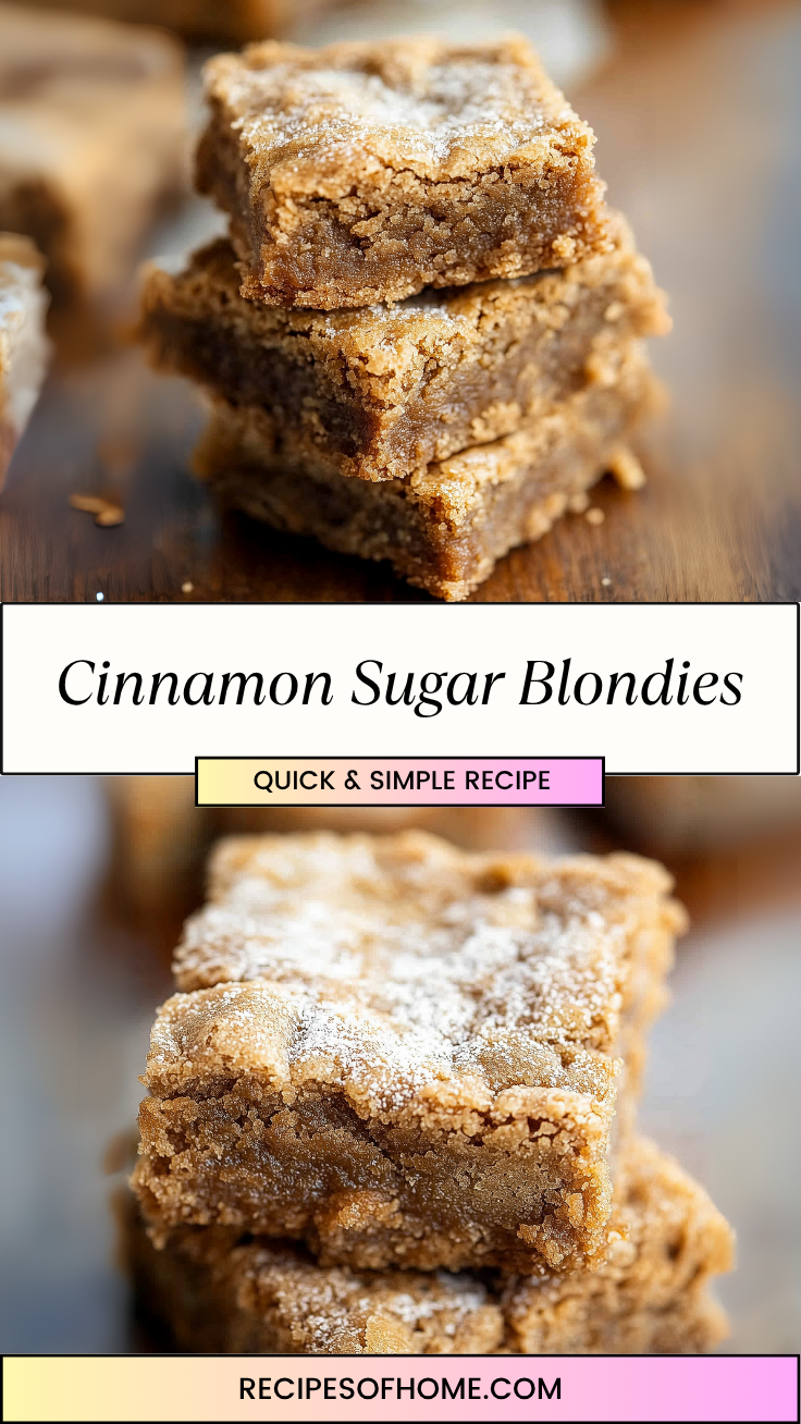 Cinnamon Sugar Blondies 2