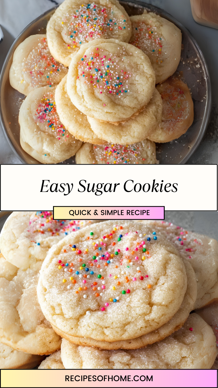 Easy Sugar Cookies 3 Easy Sugar Cookies 3