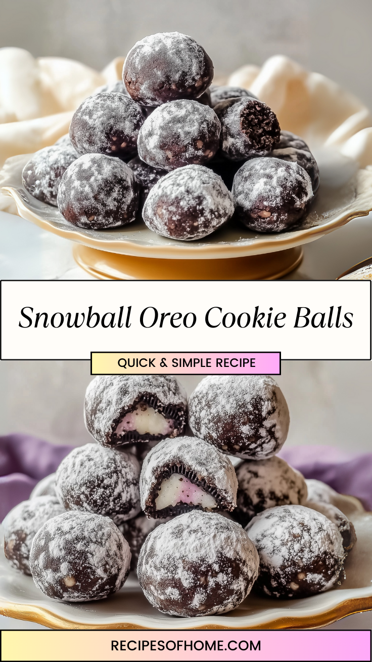 Snowball Oreo Cookie Balls 3 Snowball Oreo Cookie Balls 3