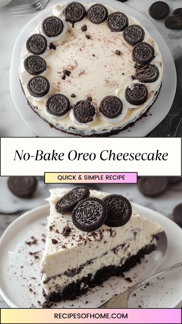 No Bake Oreo Cheesecake 3