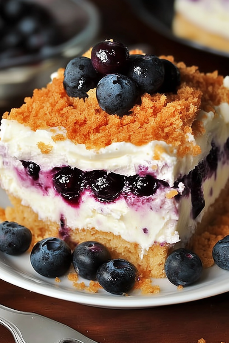 No Bake Blueberry Yum Yum 1