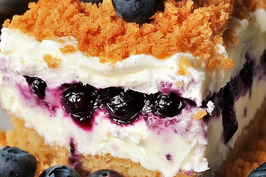 No Bake Blueberry Yum Yum 1
