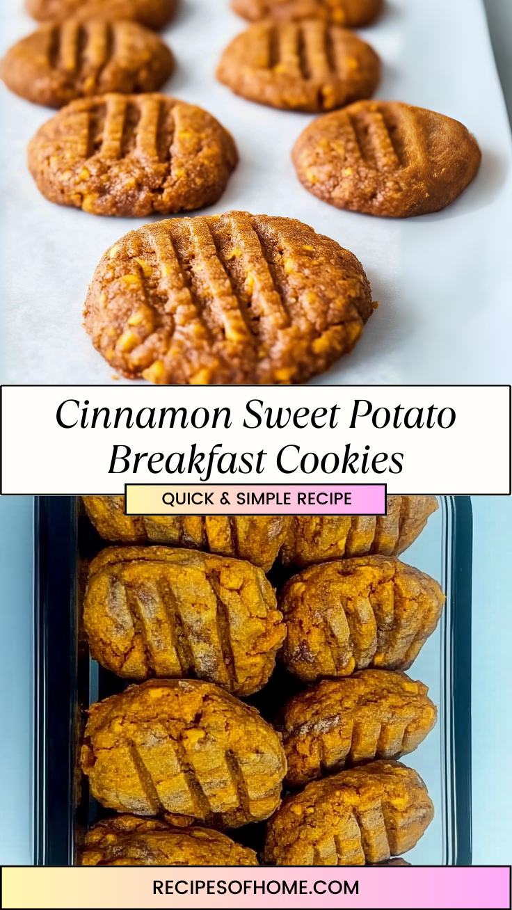 Cinnamon Sweet Potato Breakfast Cookies 3 Cinnamon Sweet Potato Breakfast Cookies 3