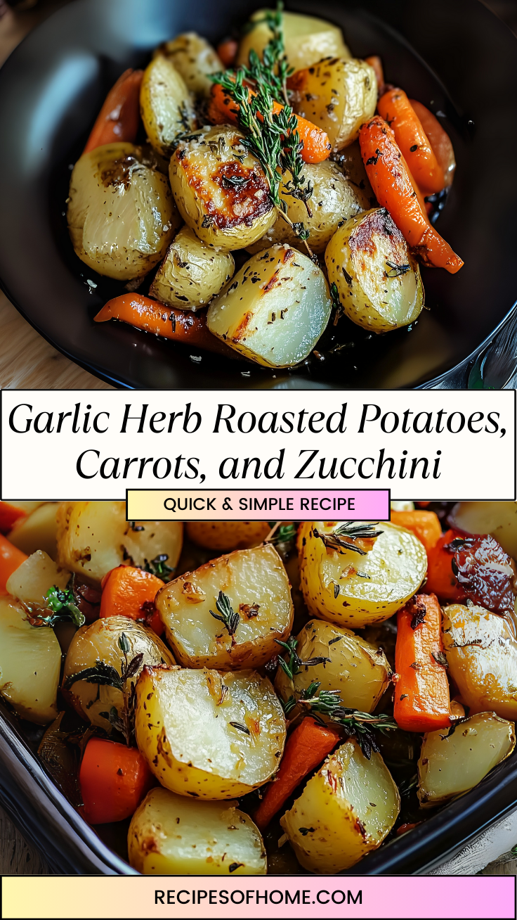 Garlic Herb Roasted Potatoes Carrots and Zucchini 3 Garlic Herb Roasted Potatoes Carrots and Zucchini 3