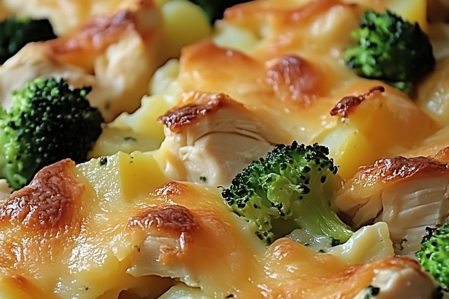 Baked Potato Chicken and Broccoli Casserole 2