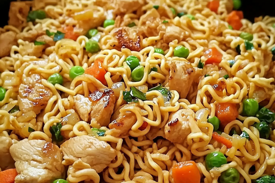 Chicken Ramen Stir Fry 1