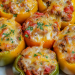 Easy Stuffed Bell Peppers 1