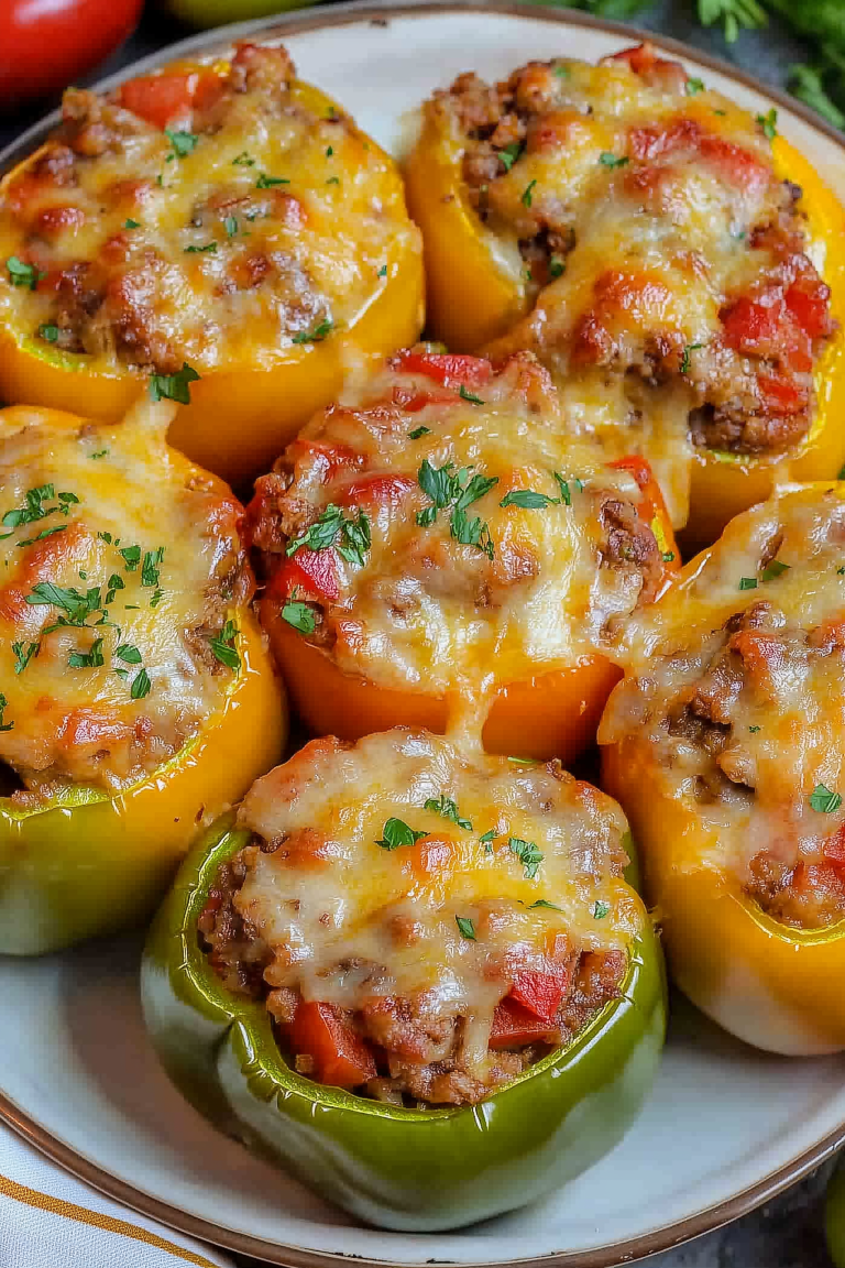 Easy Stuffed Bell Peppers 1