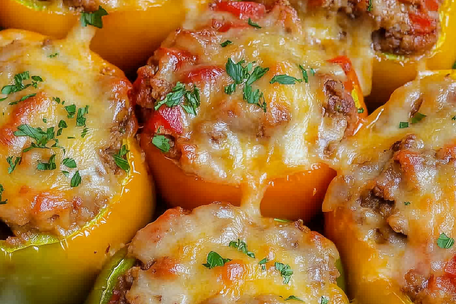 Easy Stuffed Bell Peppers 1