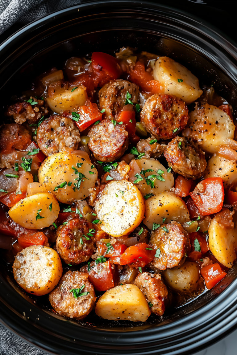Crockpot Sausage Casserole 1