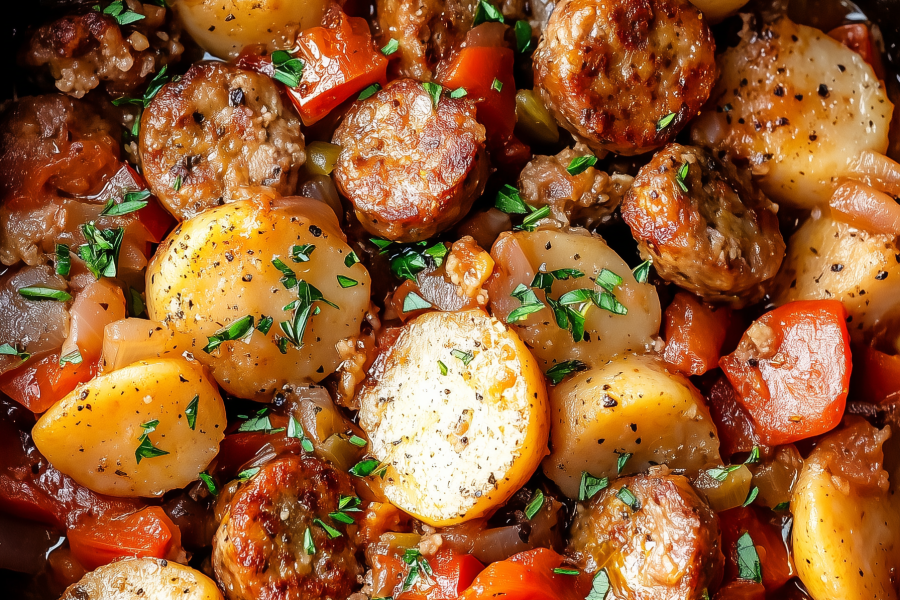 Crockpot Sausage Casserole 1