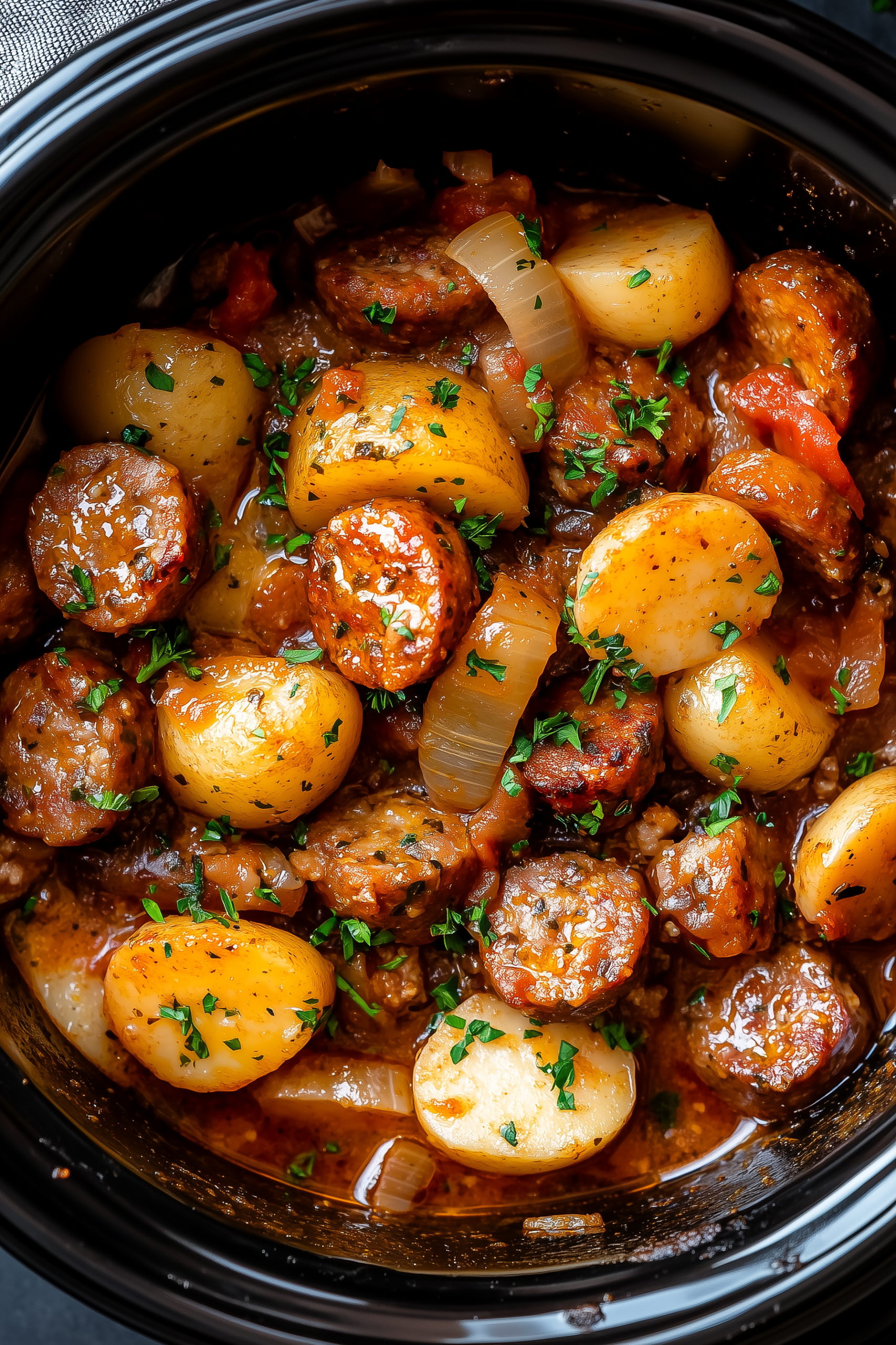Crockpot Sausage Casserole 2 scaled