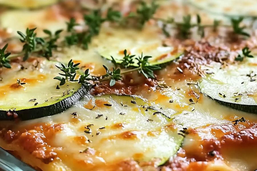 Zucchini Lasagna with Ground Turkey 1