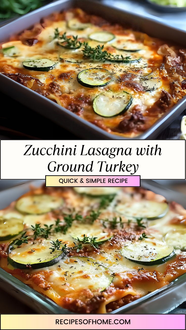 Zucchini Lasagna with Ground Turkey 3 Zucchini Lasagna with Ground Turkey 3