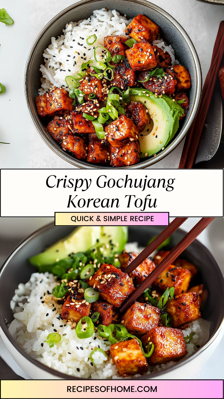 Crispy Gochujang Korean Tofu 3