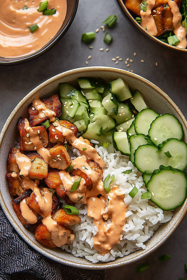 Bang Bang Chicken Bowl 1