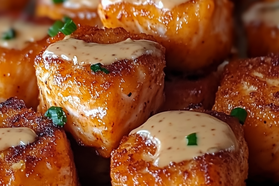 Crispy Bang Bang Salmon Bites 1
