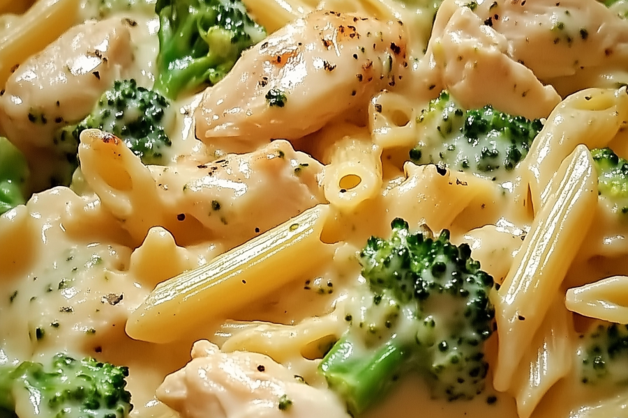Creamy Broccoli and Chicken Penne 1